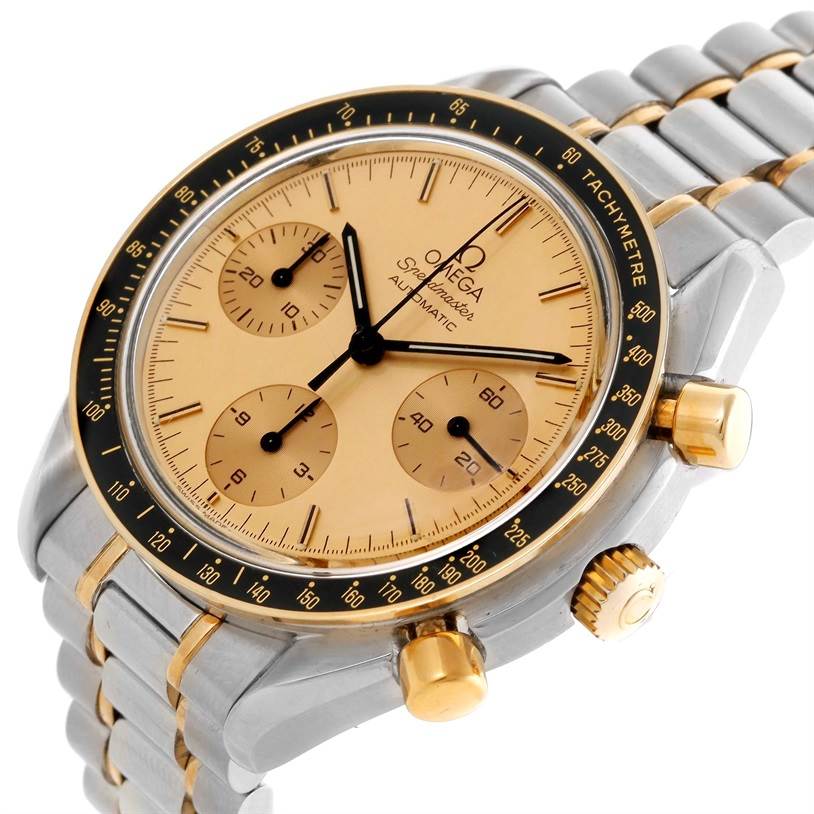 omega speedmaster gold and steel