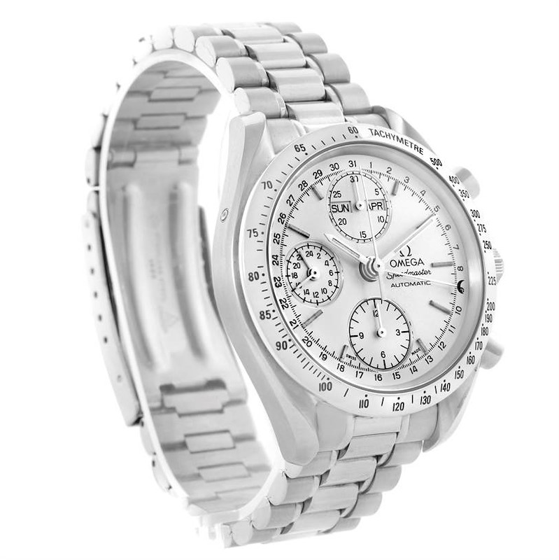 Omega Speedmaster Silver Dial Chronograph Date Mens Watch 3521.30.00 SwissWatchExpo