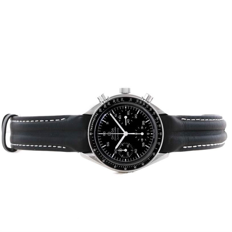 Omega Speedmaster Reduced Black Strap Automatic Mens Watch 3510.50