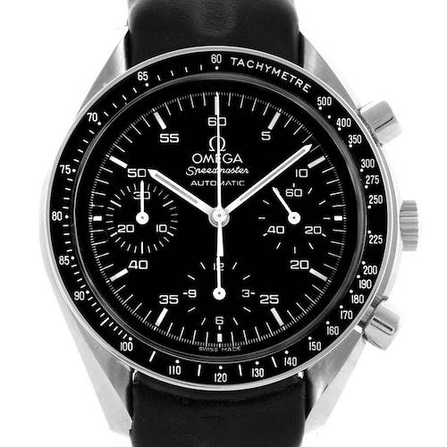 Photo of Omega Speedmaster Reduced Black Strap Automatic Mens Watch 3510.50.00
