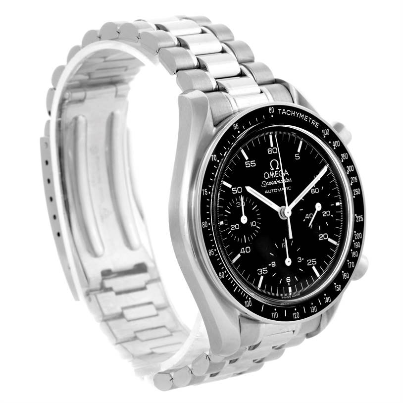 Omega Speedmaster Reduced Black Dial Automatic Mens Watch ...