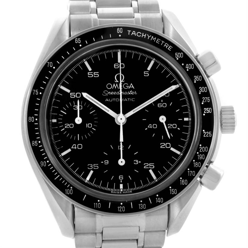 Omega Speedmaster Reduced Black Dial Automatic Mens Watch 3510.50.00 ...