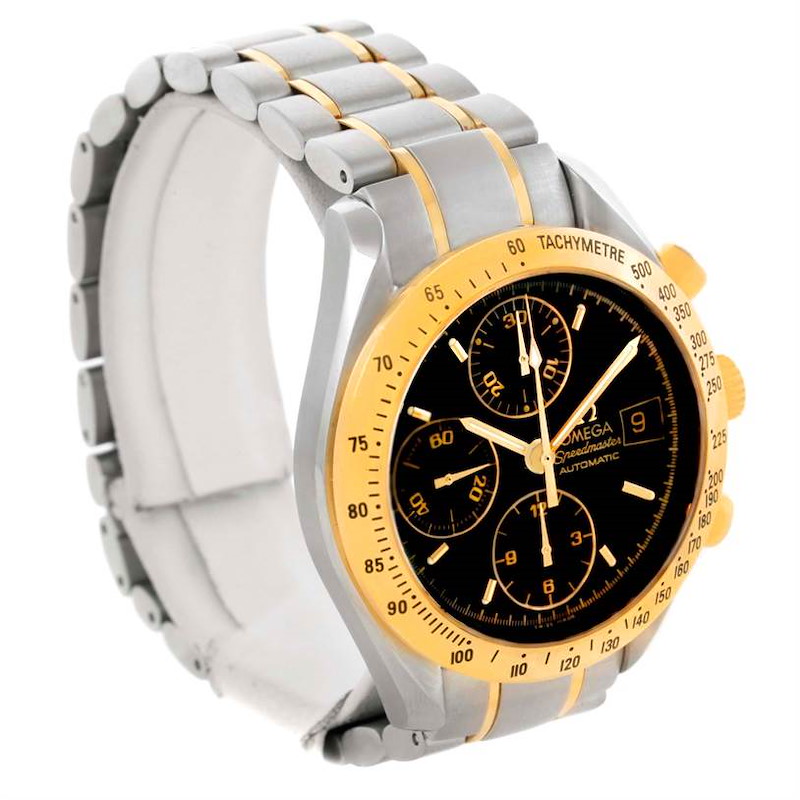 Omega Speedmaster Steel Yellow Gold Automatic Watch 3313.50.00 SwissWatchExpo