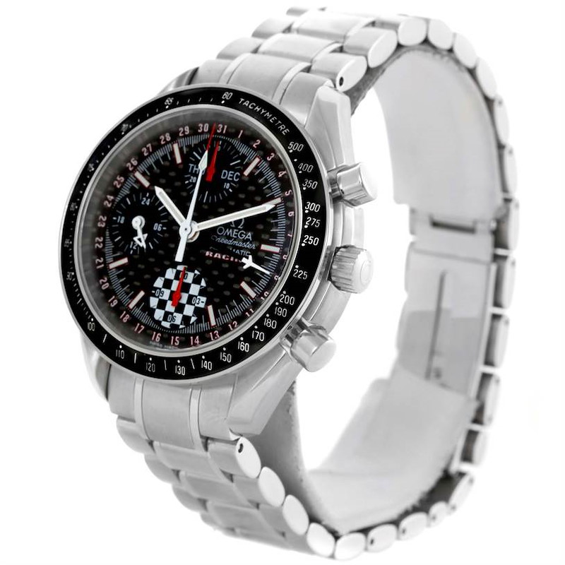 Omega Speedmaster Schumacher Day Date Watch 3529.50.00 Box Papers SwissWatchExpo