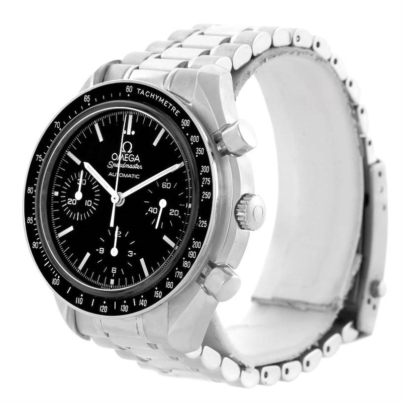 Omega Speedmaster Reduced Sapphire Crystal Watch 3539.50.00 Box Papers SwissWatchExpo