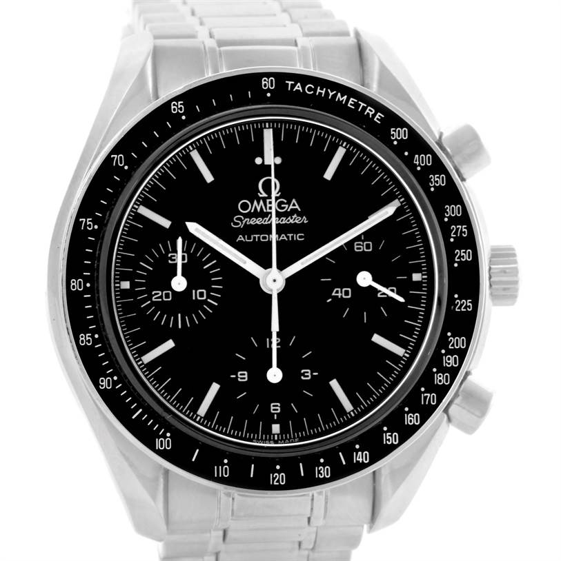 Omega Speedmaster Reduced Sapphire Crystal Watch 3539.50.00 Box Papers ...