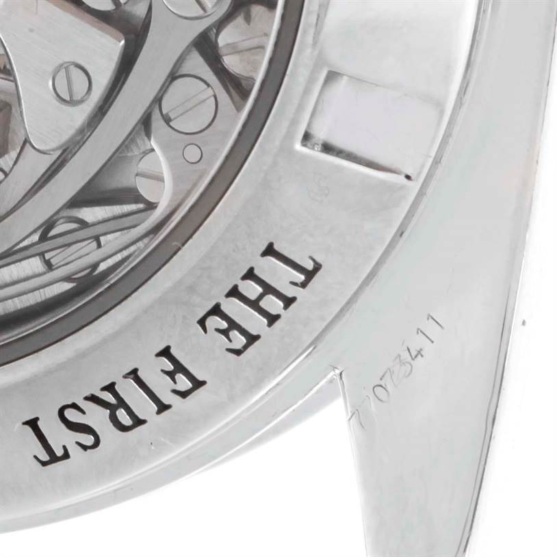 This image shows the back casing and part of the movement of an Omega Speedmaster 3573.50.00 Men
s Stainless Steel Black Dial 3573.50.00 Men
s Stainless Steel Black Dial watch.