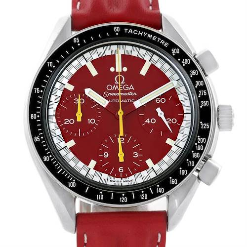 Photo of Omega Speedmaster Schumacher Red Chronograph Watch 3510.61.00