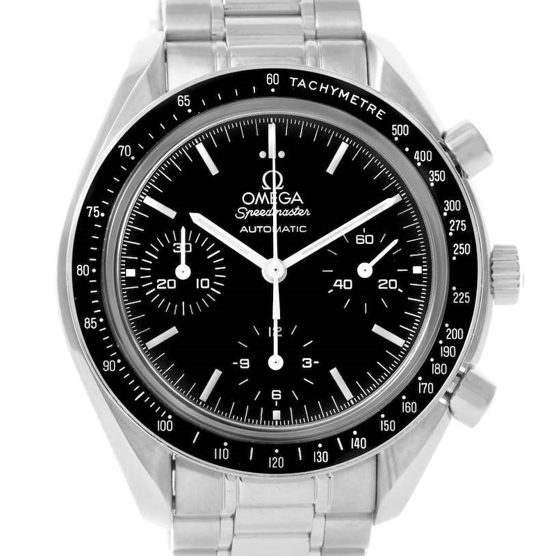 Omega Speedmaster Reduced Sapphire Crystal Watch 3539.50.00 Box Papers SwissWatchExpo