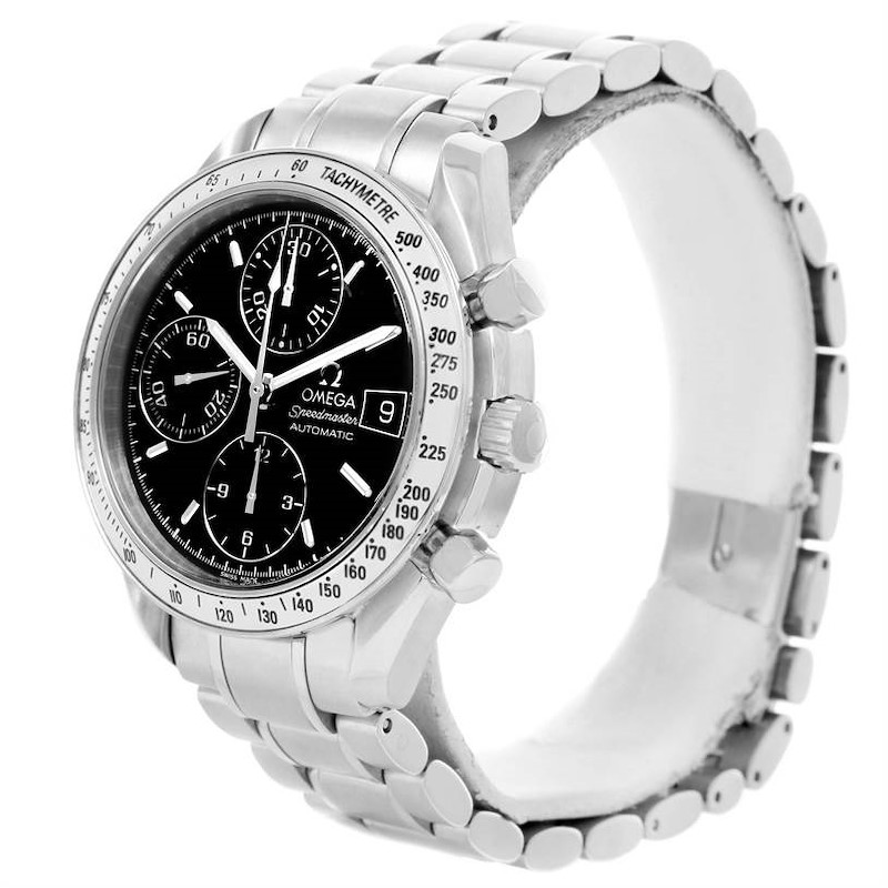 Omega Speedmaster Date Black Dial Automatic Mens Watch 3513.50.00 SwissWatchExpo