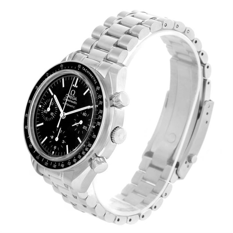 Omega Speedmaster Reduced Sapphire Crystal Watch 3539.50.00 Box Papers SwissWatchExpo