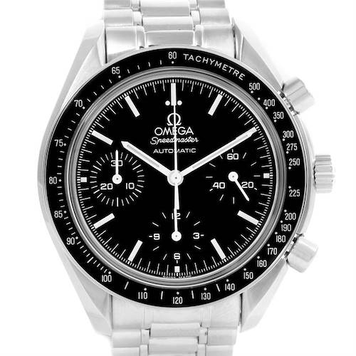 Photo of Omega Speedmaster Reduced Automatic Watch 3539.50.00 Box Papers Unworn