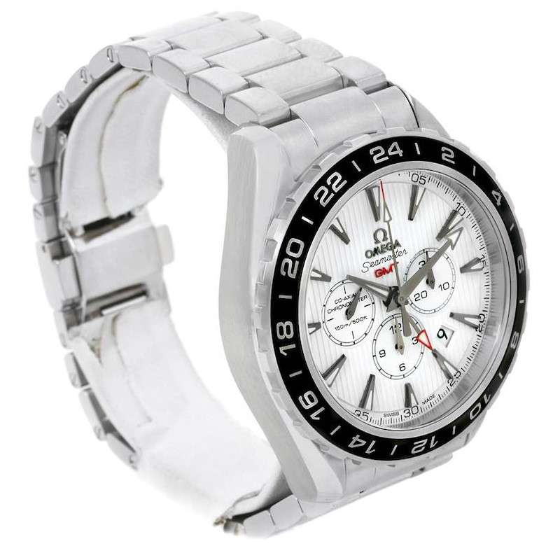 Omega Seamaster Aqua Terra Chrono GMT Watch 231.10.44.52.04.001 Unworn SwissWatchExpo