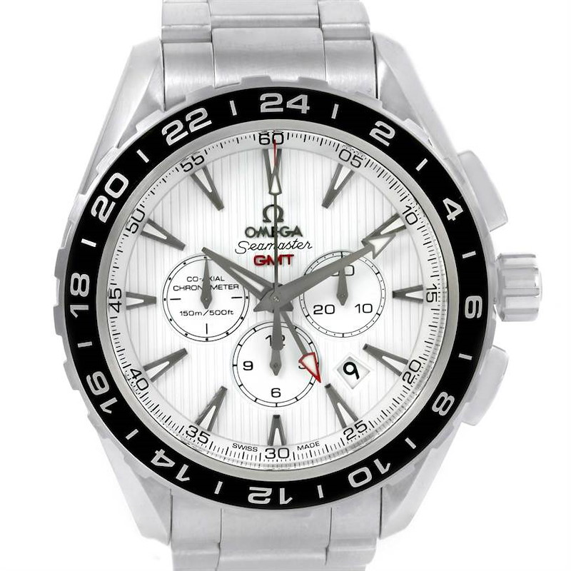 Omega Seamaster Aqua Terra Chrono GMT Watch 231.10.44.52.04.001