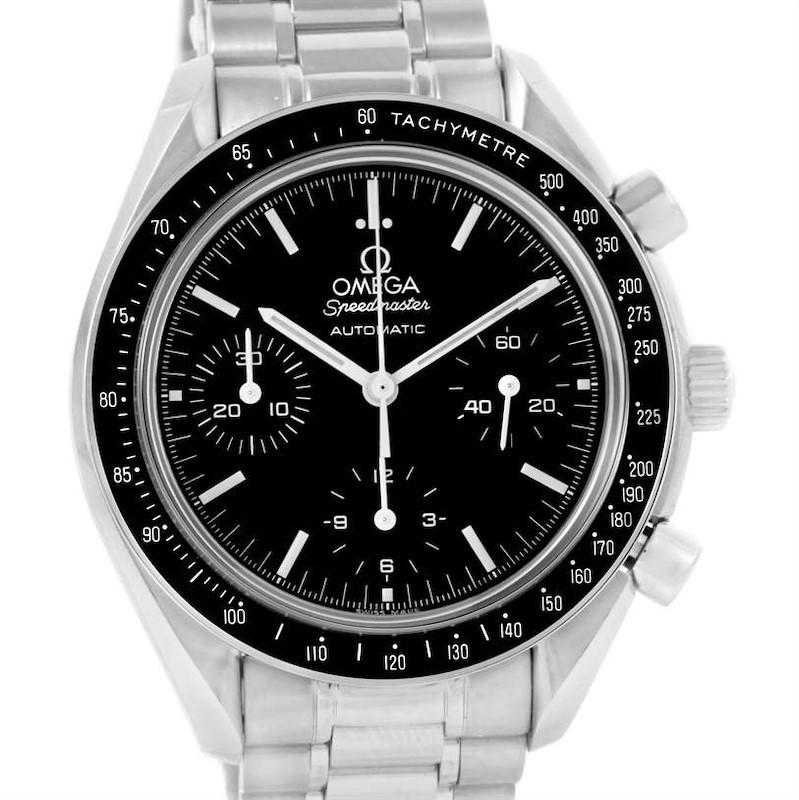 Omega Speedmaster Reduced Sapphire Crystal Watch 3539.50.00 Box Papers SwissWatchExpo