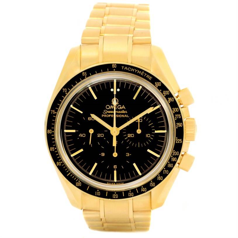 omega speedmaster reduced 18k gold