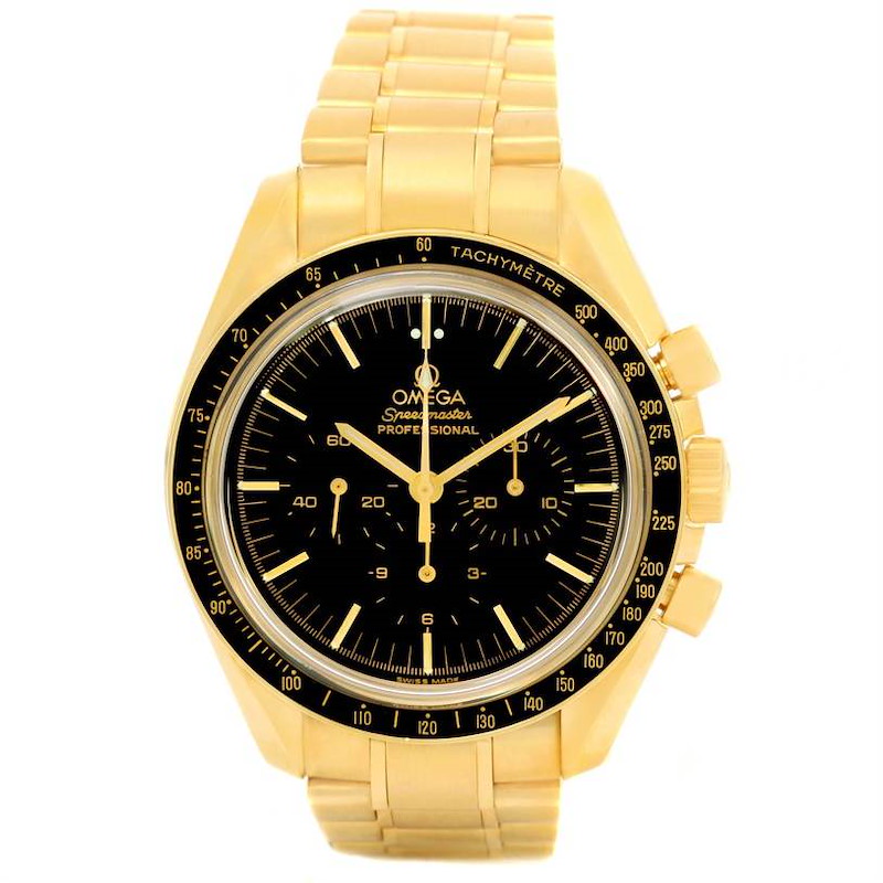 omega watch with moon rock