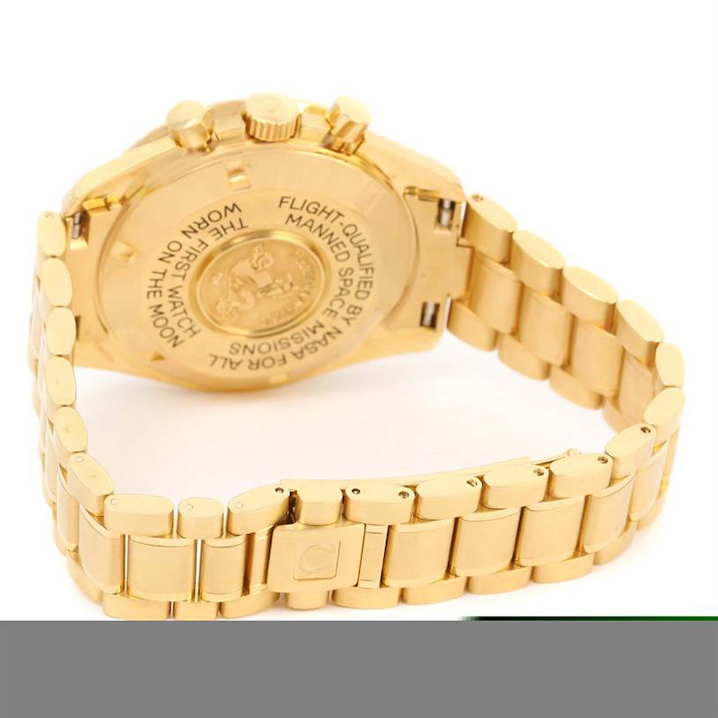 omega speedmaster yellow gold