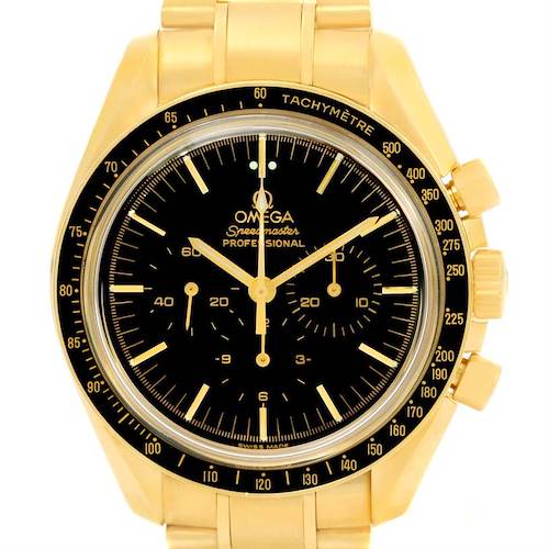 Photo of Omega Speedmaster Moonwatch 18K Yellow Gold Watch 3195.50.00