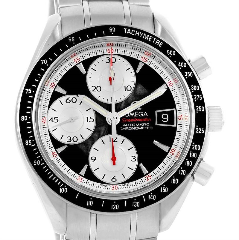 Omega Speedmaster Day Date Chronograph Watch 3210.51.00 SwissWatchExpo