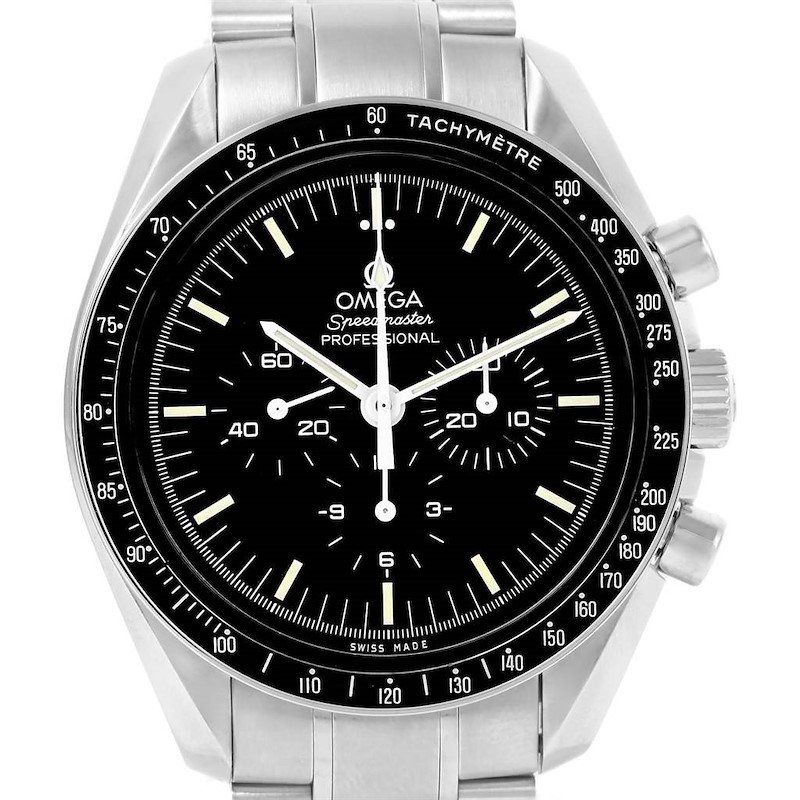 Omega Speedmaster Professional 42mm Steel Moon Watch 3570.50.00 SwissWatchExpo