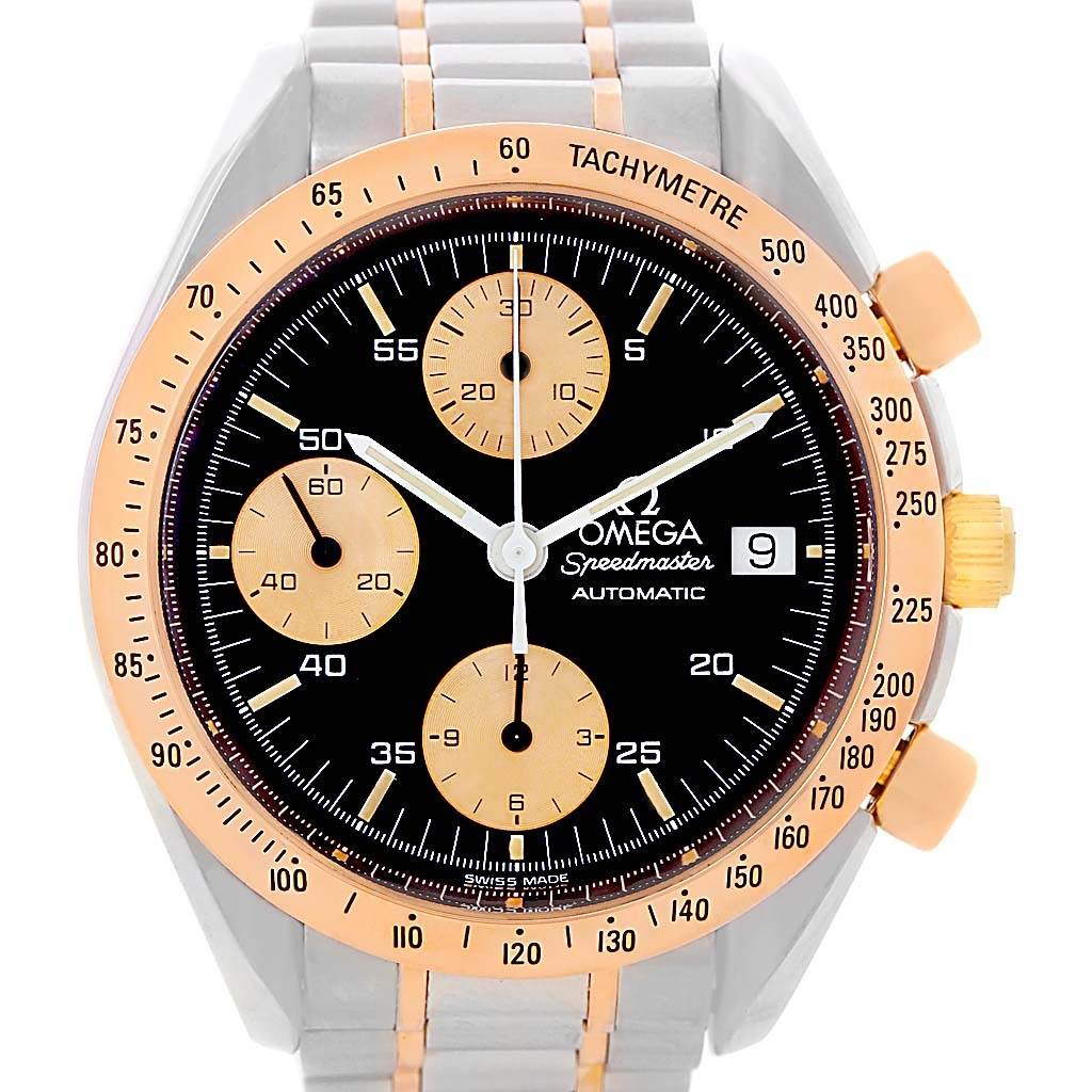 omega speedmaster rose gold watch