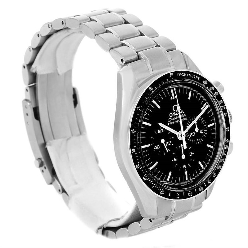 Omega Speedmaster 42mm Steel Mechanical Moon Watch 3570.50.00 SwissWatchExpo