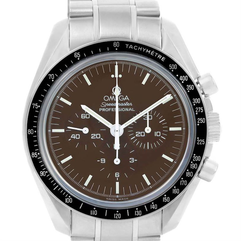 Omega Speedmaster Brown Dial Exhibition Moon Watch 311.30.42.30.13.001 SwissWatchExpo