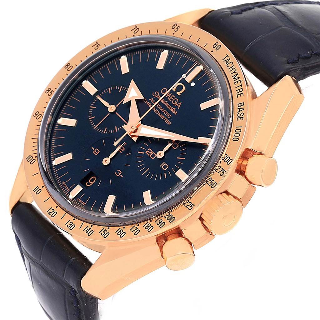 omega speedmaster rose gold