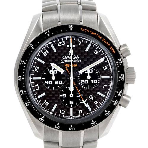 Photo of Omega Speedmaster HB-SIA Co-Axial GMT Titanium Watch 321.90.44.52.01.001