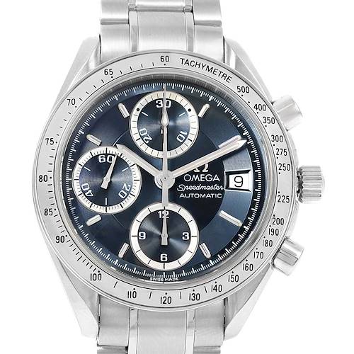 Photo of Omega Speedmaster Date Blue Grey Dial Mens Watch 3513.46.00