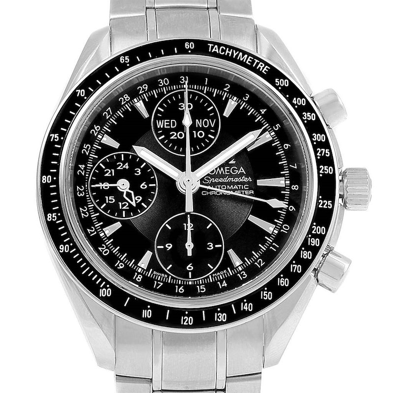 Omega Speedmaster Day-Date 40 Chronograph Mens Watch 3220.50.00 SwissWatchExpo