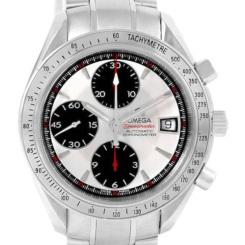 Photo of Omega Speedmaster Day-Date Panda Dial Mens Watch 3211.31.00 Box Card