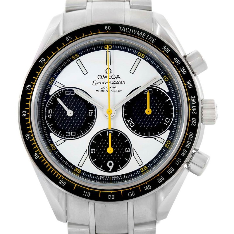 Omega Speedmaster Racing Panda Watch 326.30.40.50.04.001 Box Card SwissWatchExpo