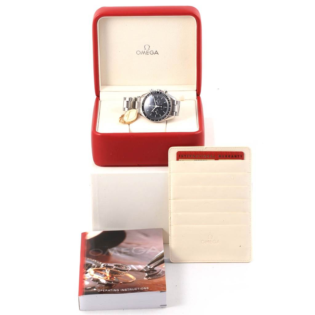 Omega Speedmaster Exhibition Case Back Moon Watch 3573.50.00 Box Card ...
