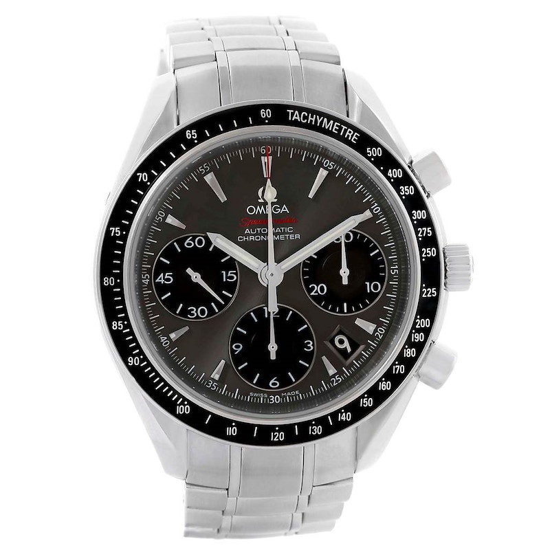Omega Speedmaster Date Automatic Watch 323.30.40.40.06.001 Card SwissWatchExpo