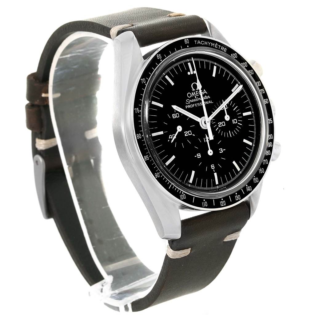 omega speedmaster leather strap