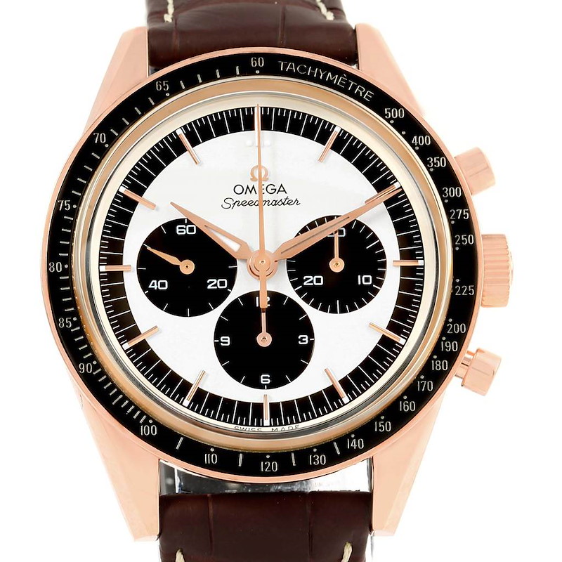 Omega Speedmaster Numbered Edition Sedna Gold Watch 311.63.40.30.02.001 SwissWatchExpo