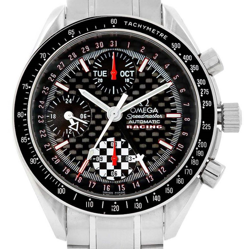 Omega Speedmaster Schumacher Day Date Watch 3529.50.00 SwissWatchExpo