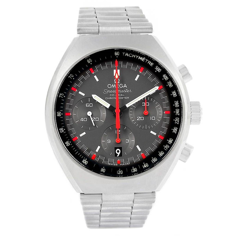 Omega Speedmaster Mark II Chrono Watch 327.10.43.50.06.001 Box Card SwissWatchExpo