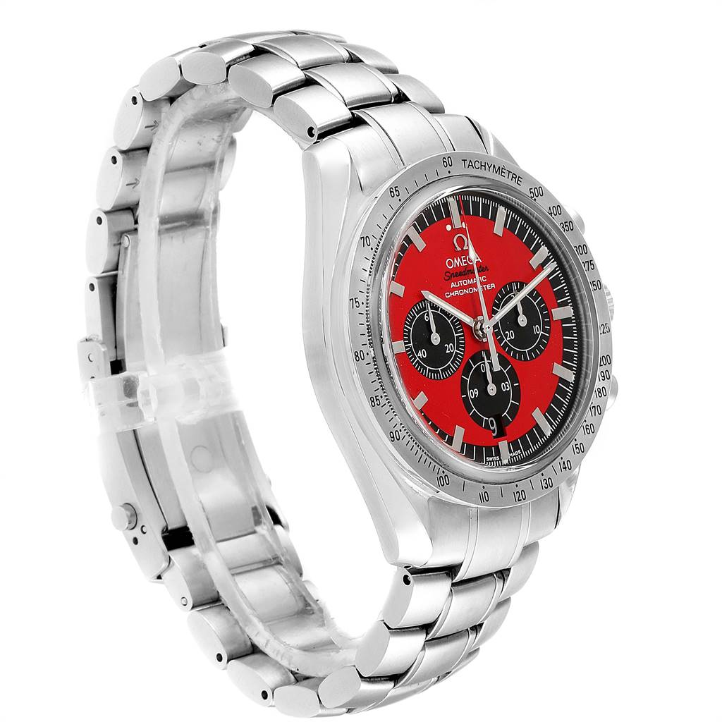 omega speedmaster schumacher red