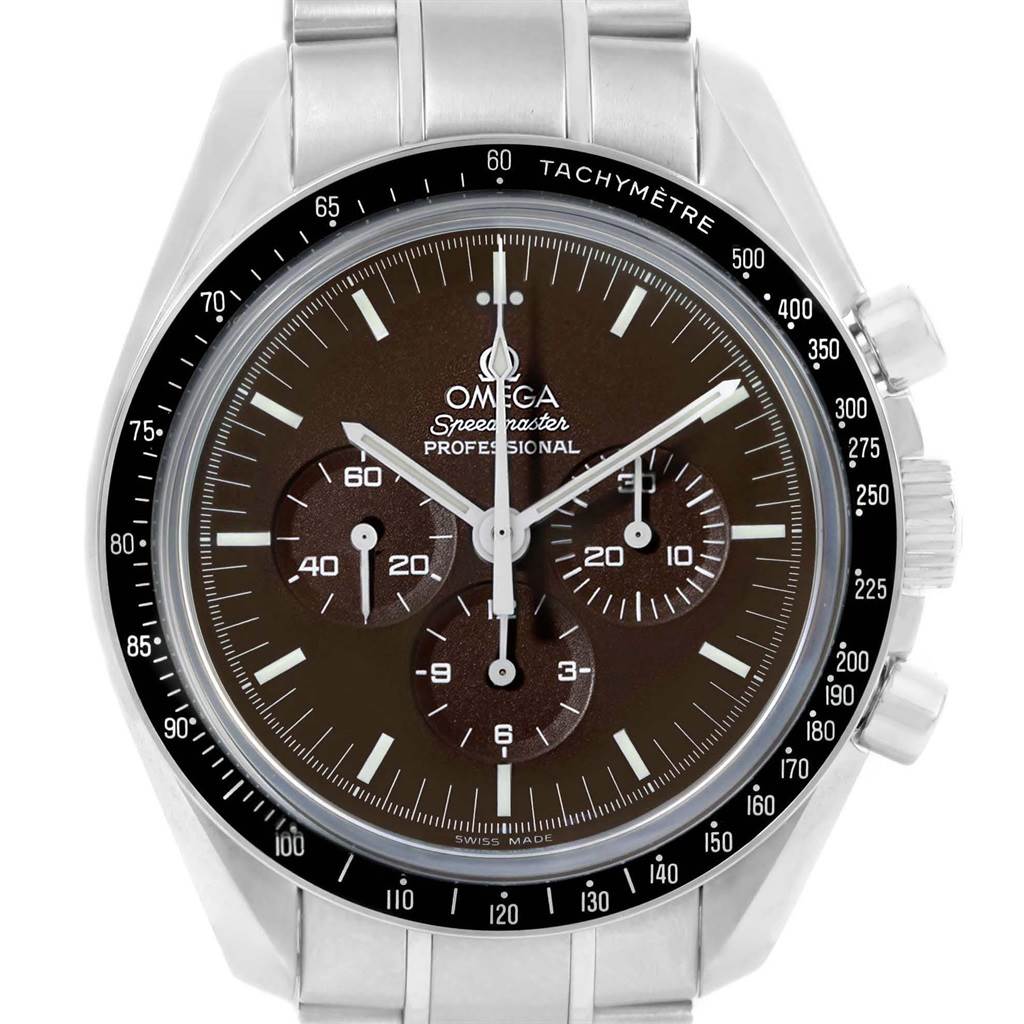 Omega Speedmaster Brown Dial Exhibition Moon Watch 311.30.42.30.13.001 ...