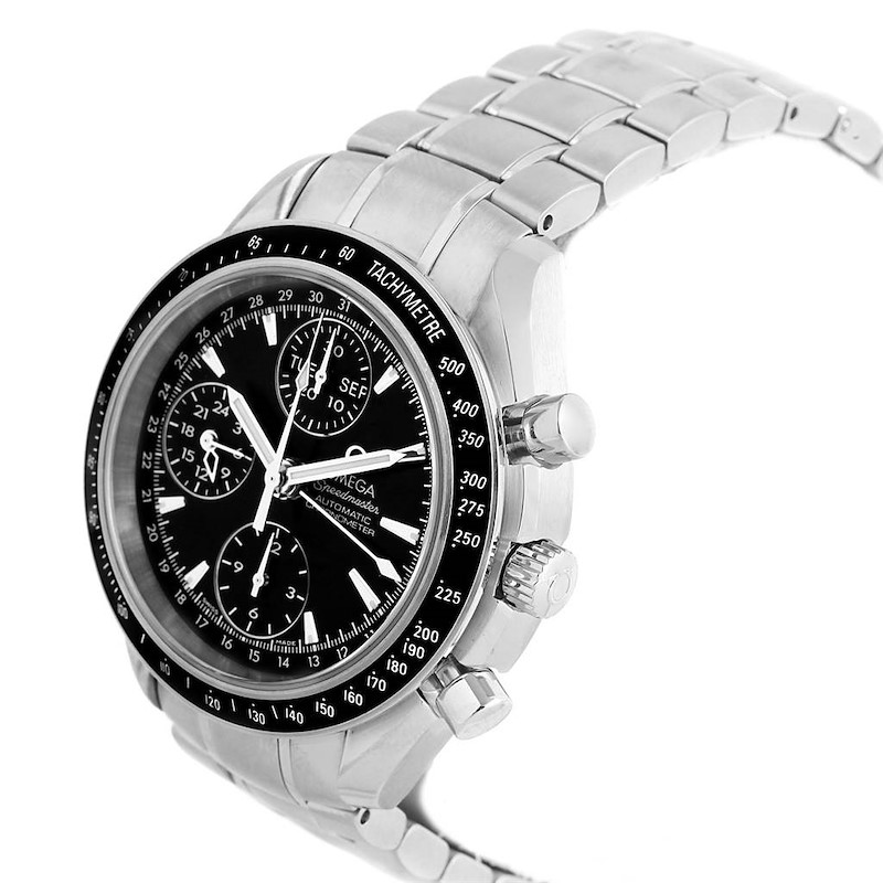 Omega Speedmaster Day-Date 40 Chronograph Watch 3220.50.00 Box Card SwissWatchExpo