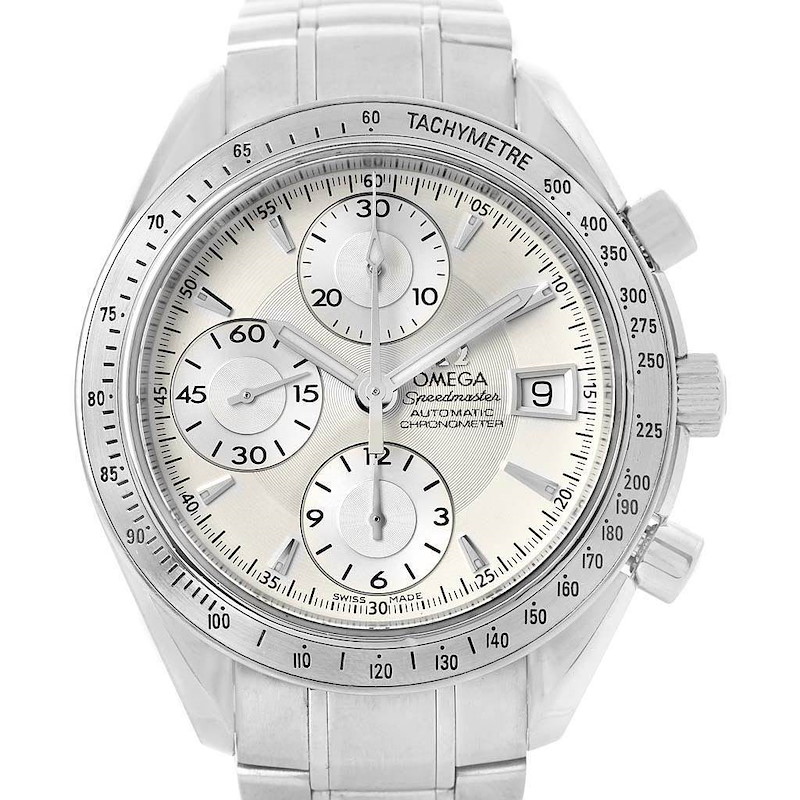 Omega Speedmaster Silver Dial Chronograph Mens Watch 3211.30.00 SwissWatchExpo