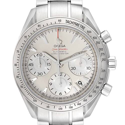 Photo of Omega Speedmaster Date Silver Dial Mens Watch 323.10.40.40.02.001