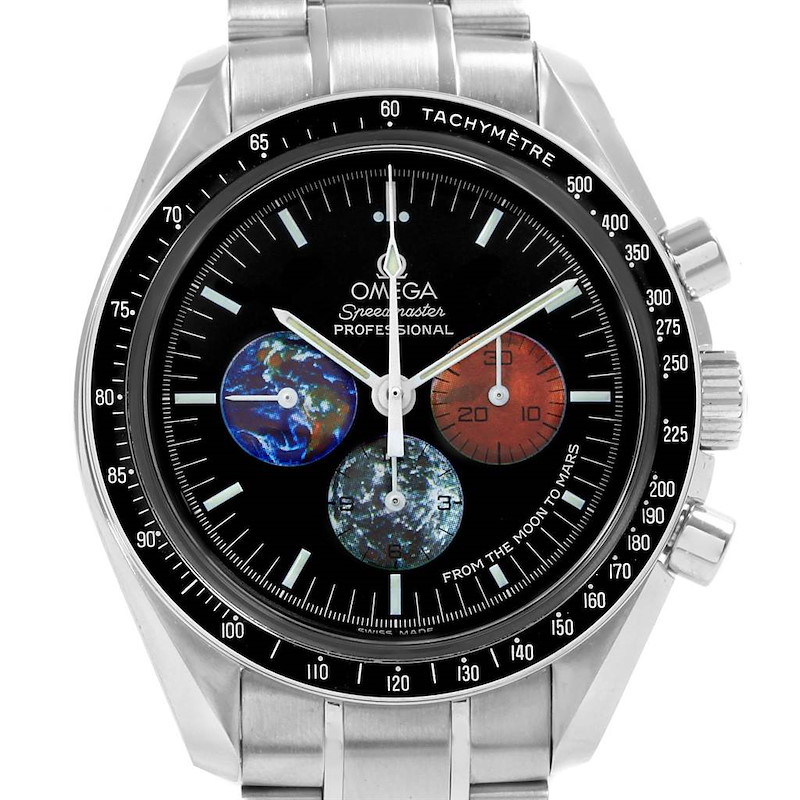 Omega Speedmaster Limited Edition Moon to Mars Watch 3577.50.00 Unworn SwissWatchExpo
