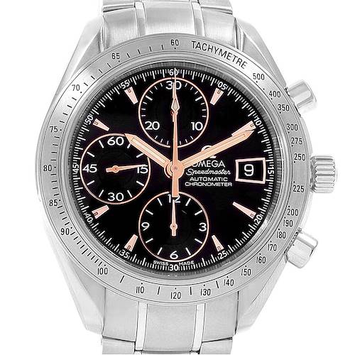 Photo of Omega Speedmaster Date Black Dial Special Edition Mens Watch 3211.50.00
