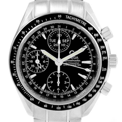 Photo of Omega Speedmaster Day-Date 40 Chronograph Watch 3220.50.00 Box Cards