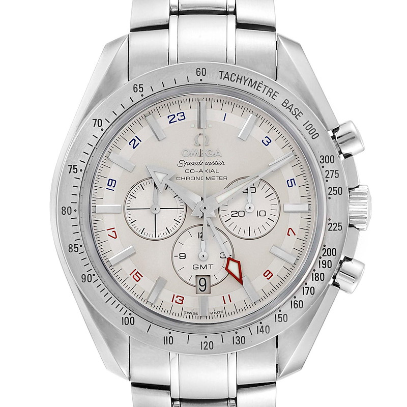 Omega Speedmaster Broad Arrow Co-Axial GMT Mens Watch 3581.30.00 SwissWatchExpo