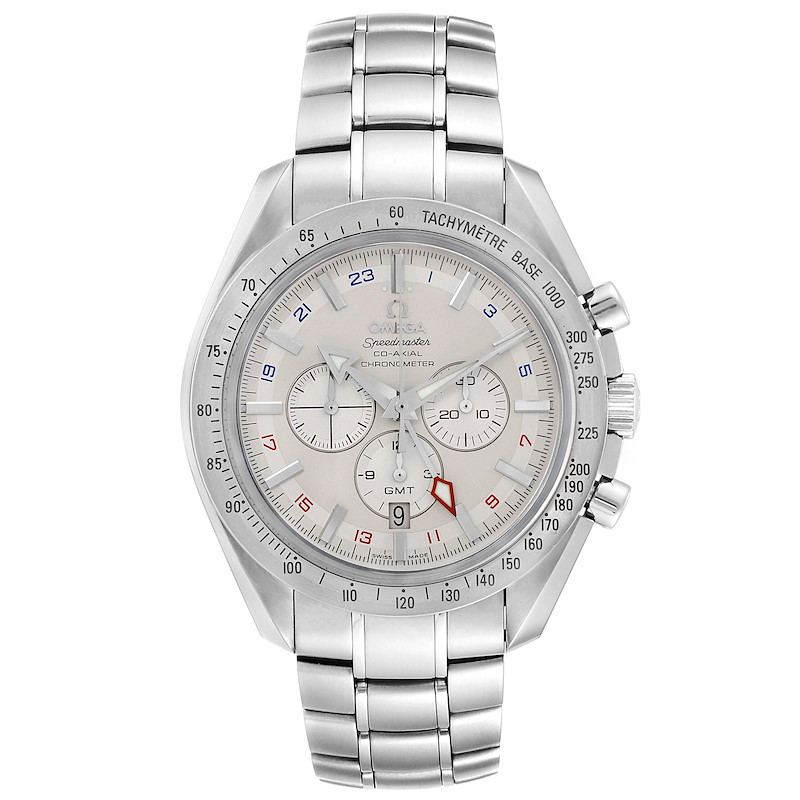 Omega Speedmaster Broad Arrow Co-Axial GMT Mens Watch 3581.30.00 SwissWatchExpo